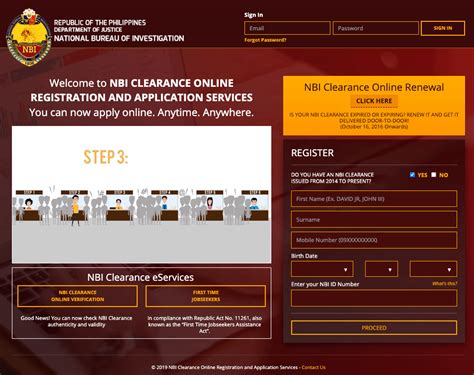 https clearance nbi gov ph registration|nbi clearance website.
